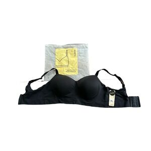 NWT Truekind® Supportive Comfort Wireless Shaping Bra Black XL